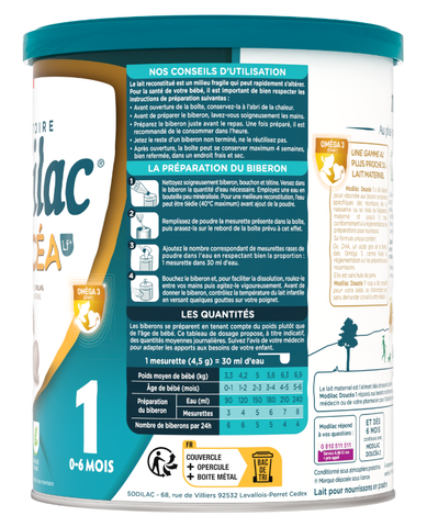 Sữa Modilac Doucéa Số 1 - 800G