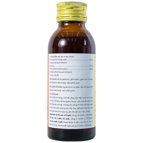 Siro Methorphan Bee Traphaco 100ml