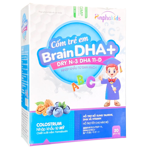 Cốm bổ não Brain DHA+ Anphaco