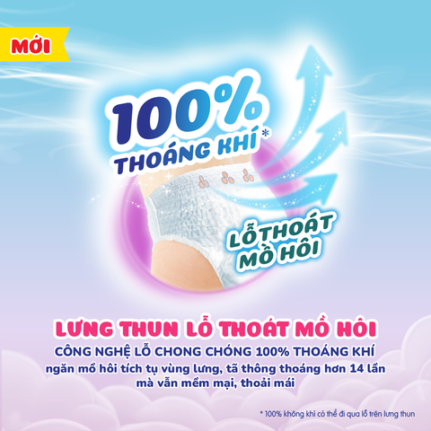 Tã quần Bobby Siêu Khô Thoáng XXL60