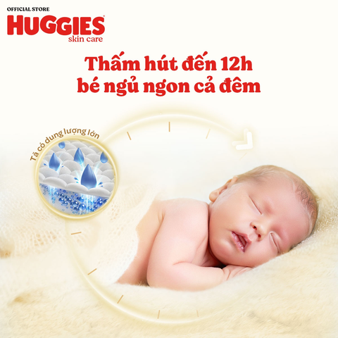 Tã dán Huggies Skin Perfect Vàng - NB70