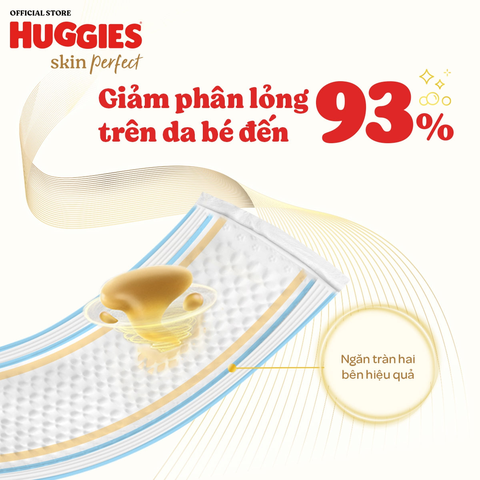 Tã dán Huggies Skin Perfect Vàng - S80