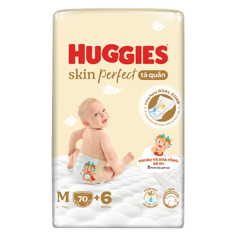 Tã quần Huggies Skin Perfect Vàng - M70