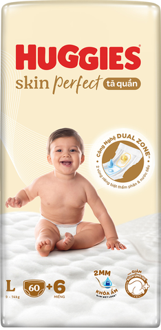 Tã quần Huggies Skin Perfect Vàng - L60