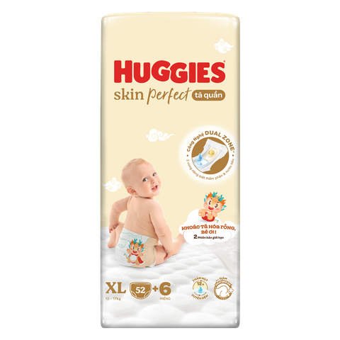 Tã quần Huggies Skin Perfect Vàng - XL52