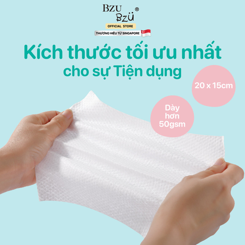 Khăn Ướt Diệt Khuẩn Cho Em Bé BZU BZU Baby Wipes