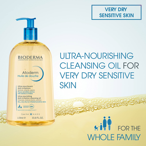 Dầu tắm Bioderma Atoderm Huile de Douche 1 lít