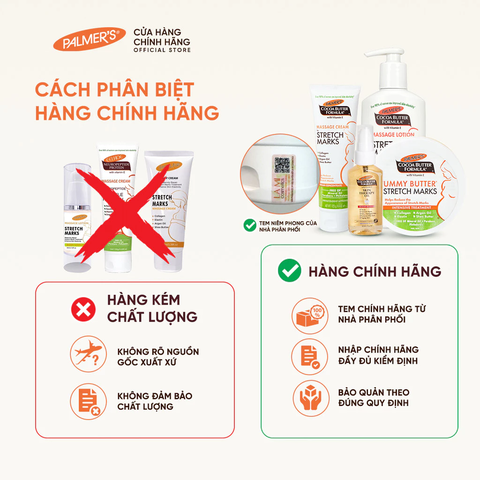Kem ngăn ngừa và giảm vết rạn Palmer's Massage cream 125g