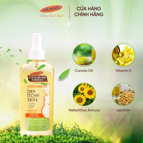 Palmer's Soothing Oil for Dry Itchy Skin 150ml