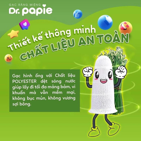 Gạc răng miệng Dr Papie H/10g
