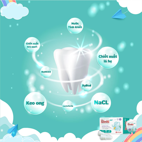 Gạc răng miệng thảo dược Ích Nhi 6m+