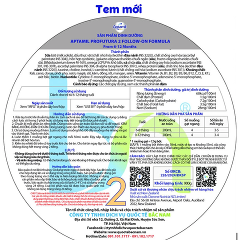 Aptamil Profutura Úc 2 lon 800g