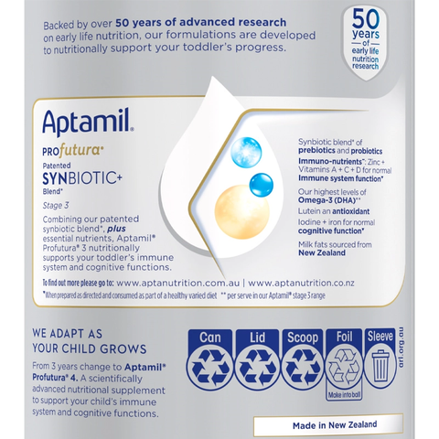 Aptamil Profutura Úc 3 lon 800g