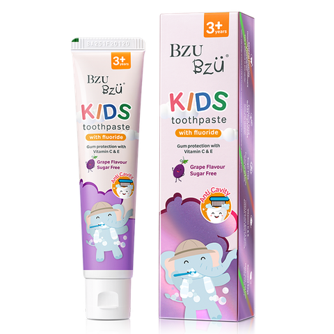 Kem đánh răng Bzu Bzu Kids 3+