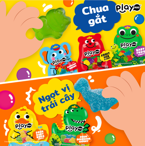 Kẹo dẻo Playmore 64g