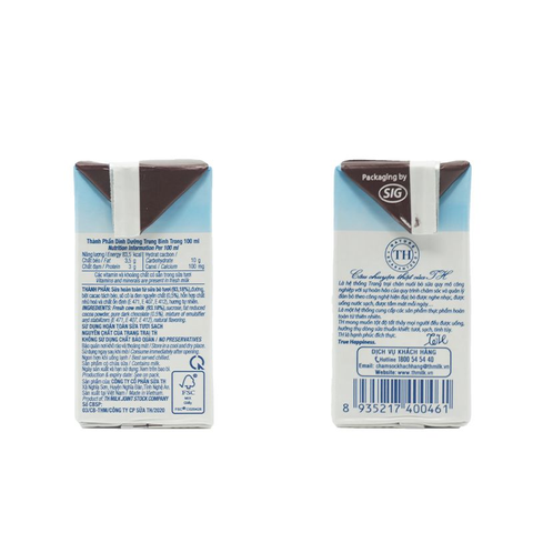 Sữa tươi TH True Milk Socola 110ml