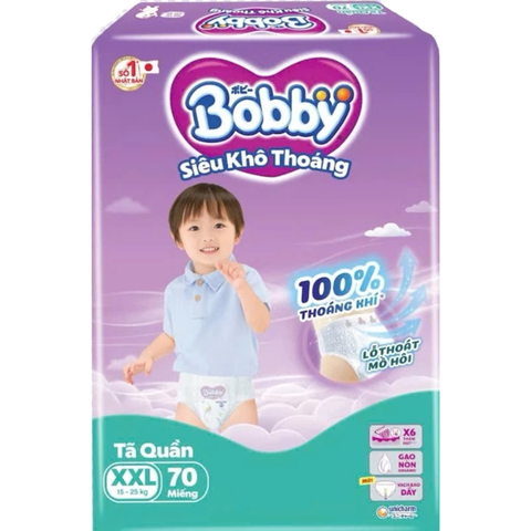 Tã quần Bobby Siêu Khô Thoáng