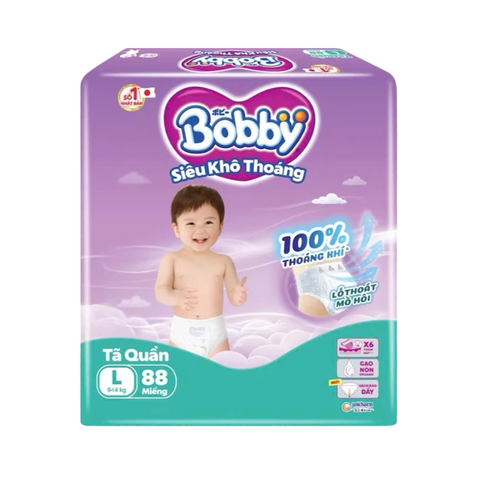 Tã quần Bobby Siêu Khô Thoáng