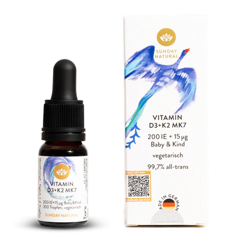 Vitamin D3K2 MK7 Sunday Natural Baby & Kind 10ml