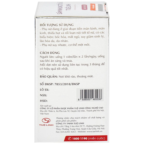 Sâm nhung Tố Nữ Tuệ Linh