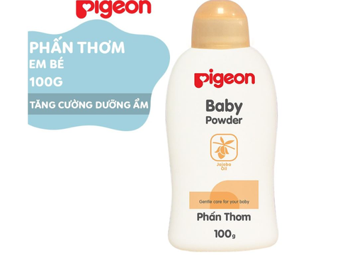 Pigeon Phấn thơm Baby Powder nắp vàng 100g