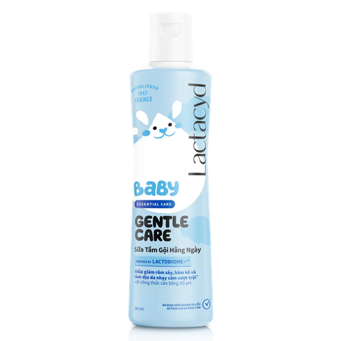 Sữa tắm gội Lactacyd Gentle Care 250ml