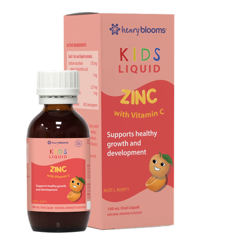 Henry Blooms Kids Liquid Zinc with Vitamin C