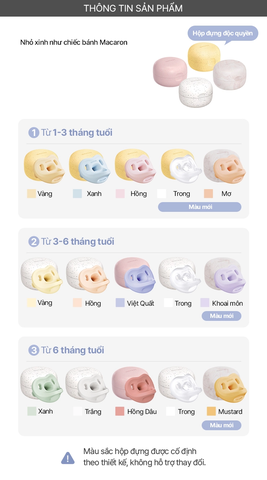 Ty ngậm silicone Moyuum