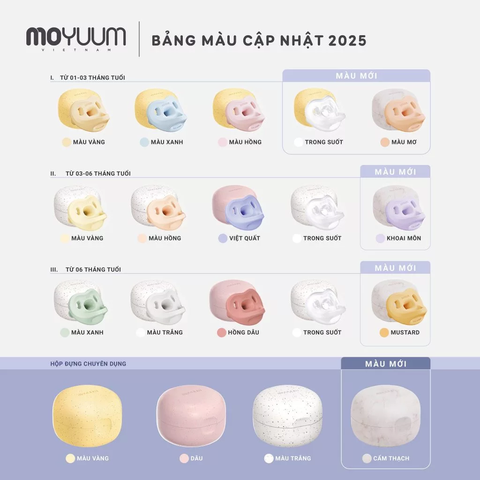 Ty ngậm silicone Moyuum
