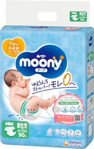 Tã Dán Moony Blue Xanh
