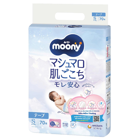 Tã Dán Moony Blue Xanh
