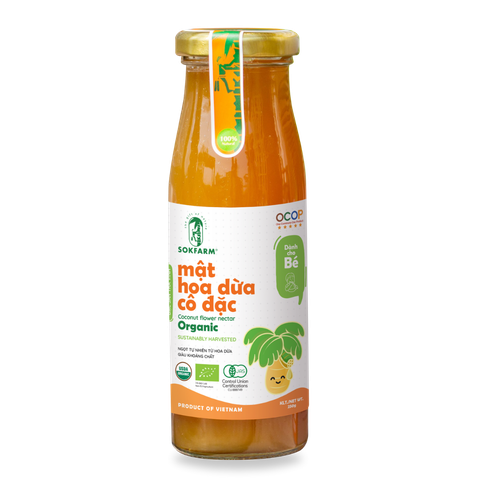 Sokfarm mật hoa dừa cô đặc cho bé Organic