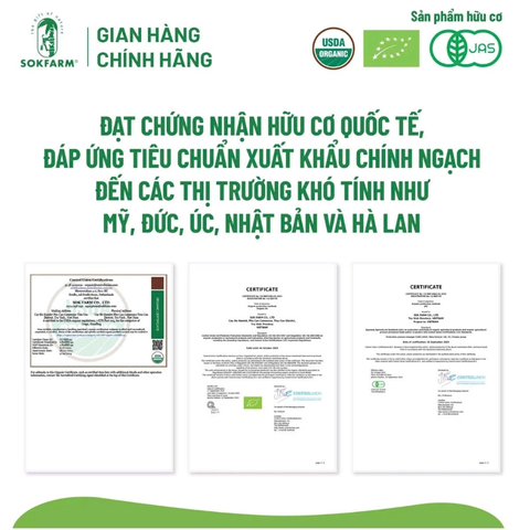 Sokfarm mật hoa dừa cô đặc cho bé Organic