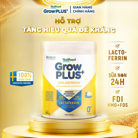 Nutifood GrowPlus+ Colostrum Lactoferrin 0+ 800g