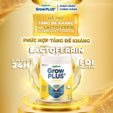 Nutifood GrowPlus+ Colostrum Lactoferrin 1+ 800g