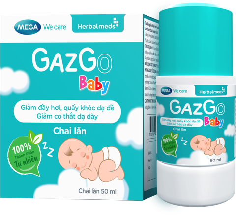 Chai lăn giảm đầy hơi Gazgo Baby Mega