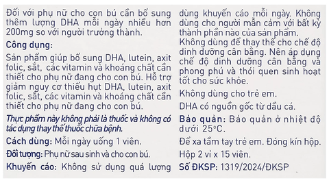Elevit Breastfeeding Hộp 30 Viên