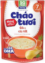 SG Food Cháo tươi gà cà rốt 7+