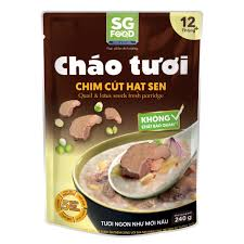 SG food cháo tươi chim cút hạt sen 12+