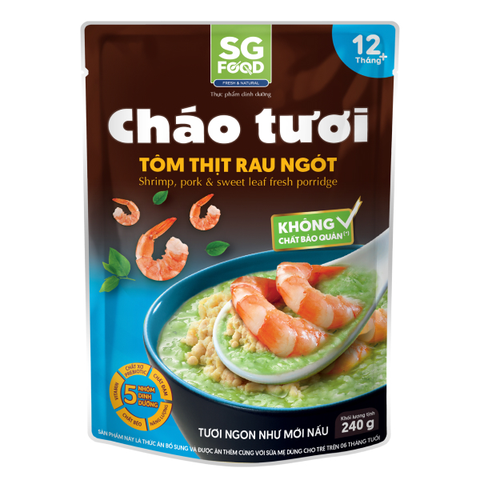 SG Food Cháo tươi 12m