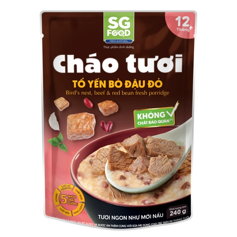 SG Food Cháo tươi 12m