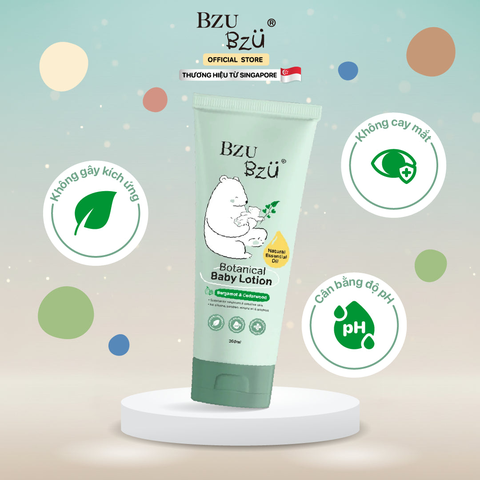 Kem dưỡng thể BZU BZU Botanical Baby Lotion 200ml