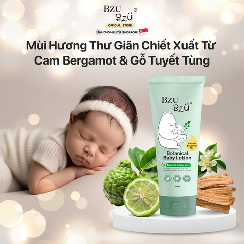 Kem dưỡng thể BZU BZU Botanical Baby Lotion 200ml
