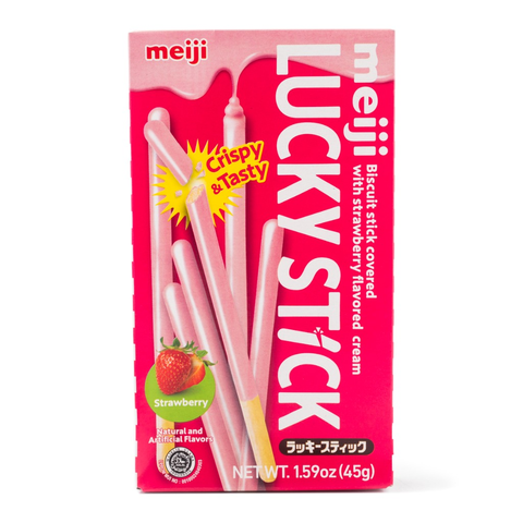 Bánh que Meiji Lucky Stick 45g - Hương dâu