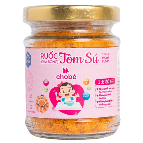 Lê Gia ruốc (chà bông) Tôm sú cho bé 45