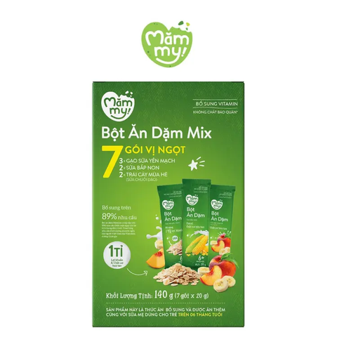 Mămmy bột ăn dặm cho trẻ từ 6 tháng