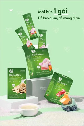 Mămmy bột ăn dặm cho trẻ từ 6 tháng