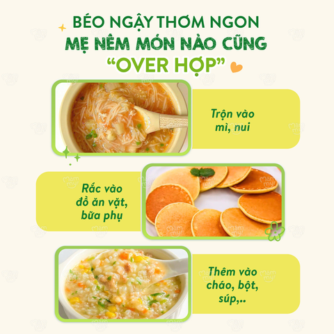 Mămmy Bột phô mai cho trẻ từ 6 tháng