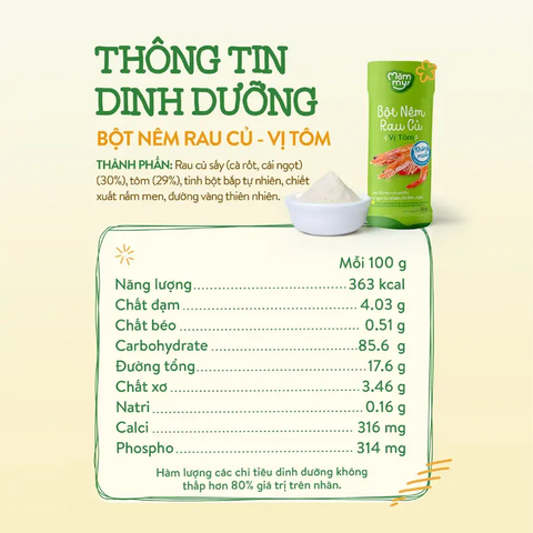 Mămmy bột nêm rau củ 85g