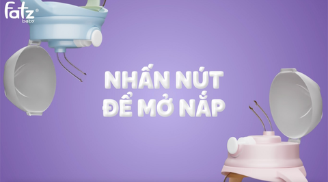 Fatz bình nước Tritan 360 độ
